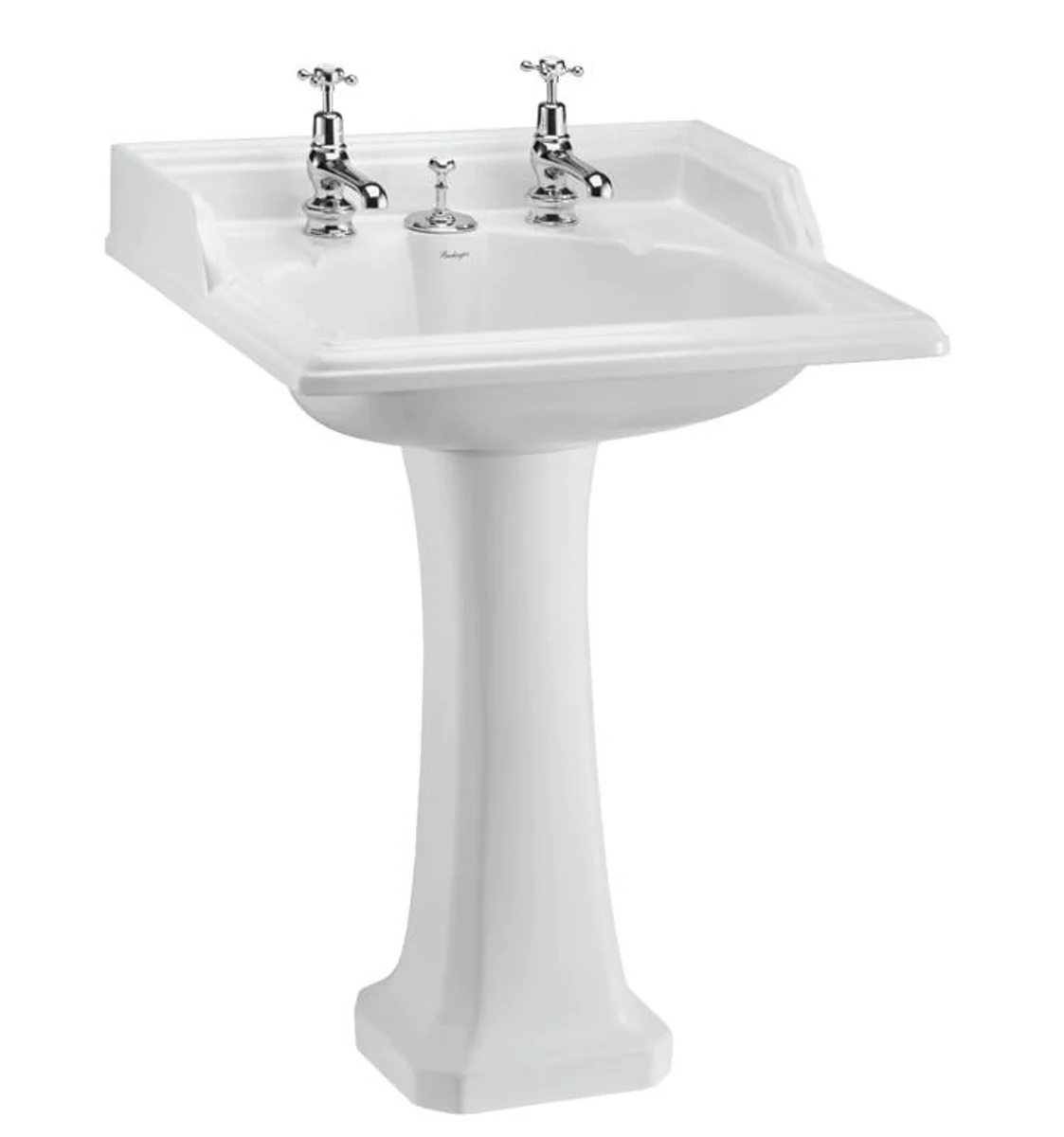 Art Deco sink with 2 tap holes - hotel restaurant furniture