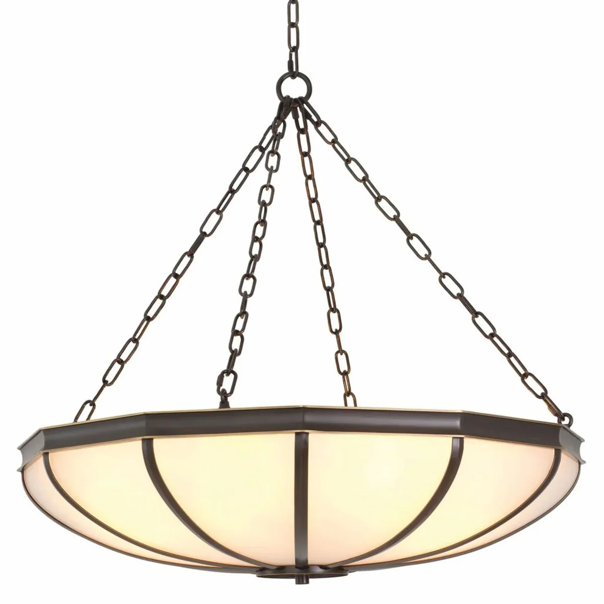 Luxury chandelier bronze / white 80 cm - Luxury Furniture - Luxury Interior