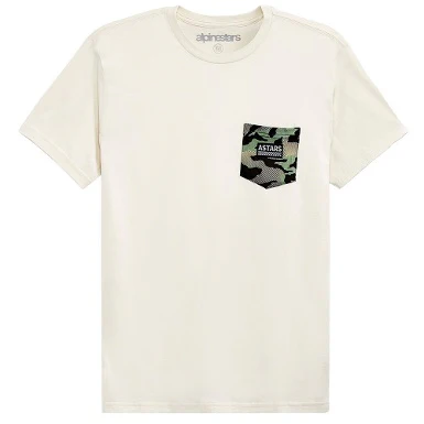 CAMISETA ALPINESTARs POCKET CAMO BLANCO