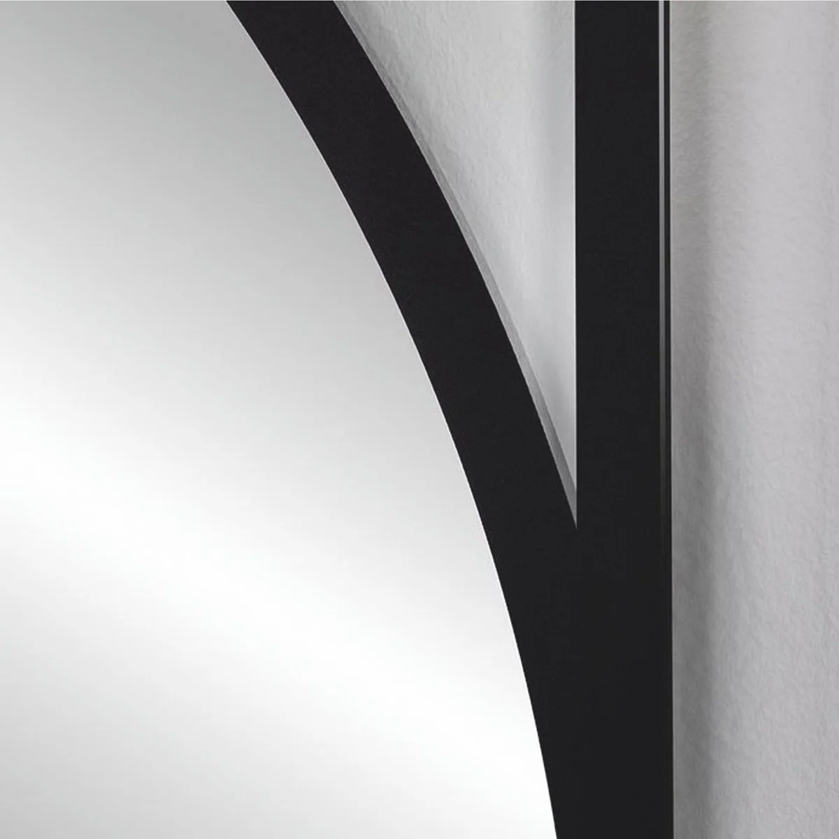 Luxus Wandspiegel Schwarz 90 cm - Luxus Möbel