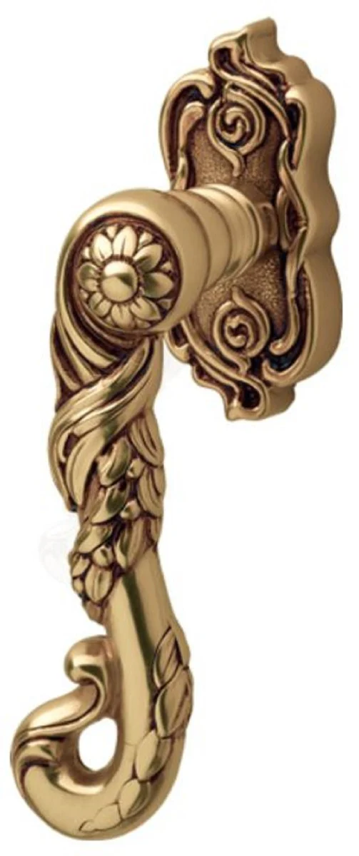Baroque window handle set French gold 3.6 x 15.5 cm - brass window handles in baroque style - baroque decorative accessories
