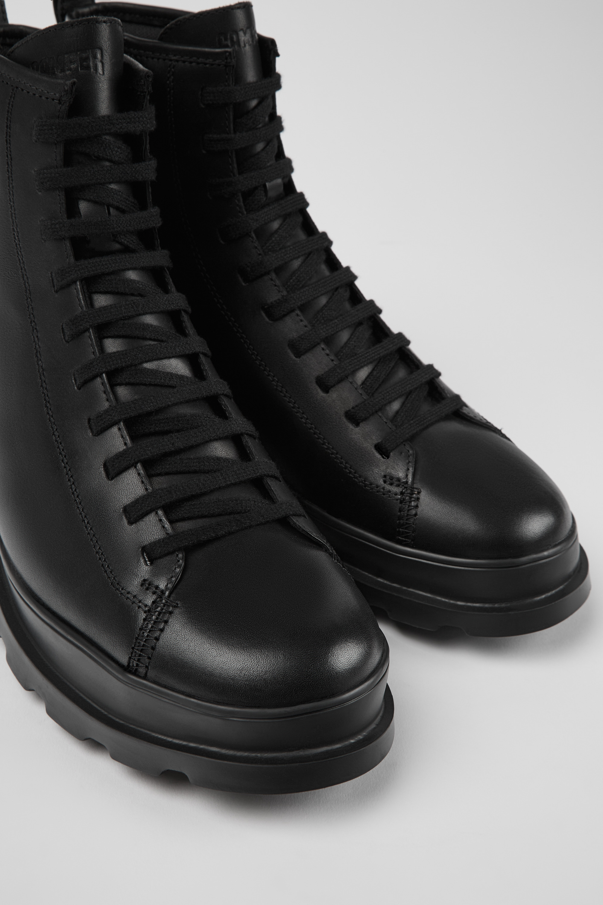 Brutus HYDROSHIELD - Schwarze mittlere Spitze Stiefel für Herren