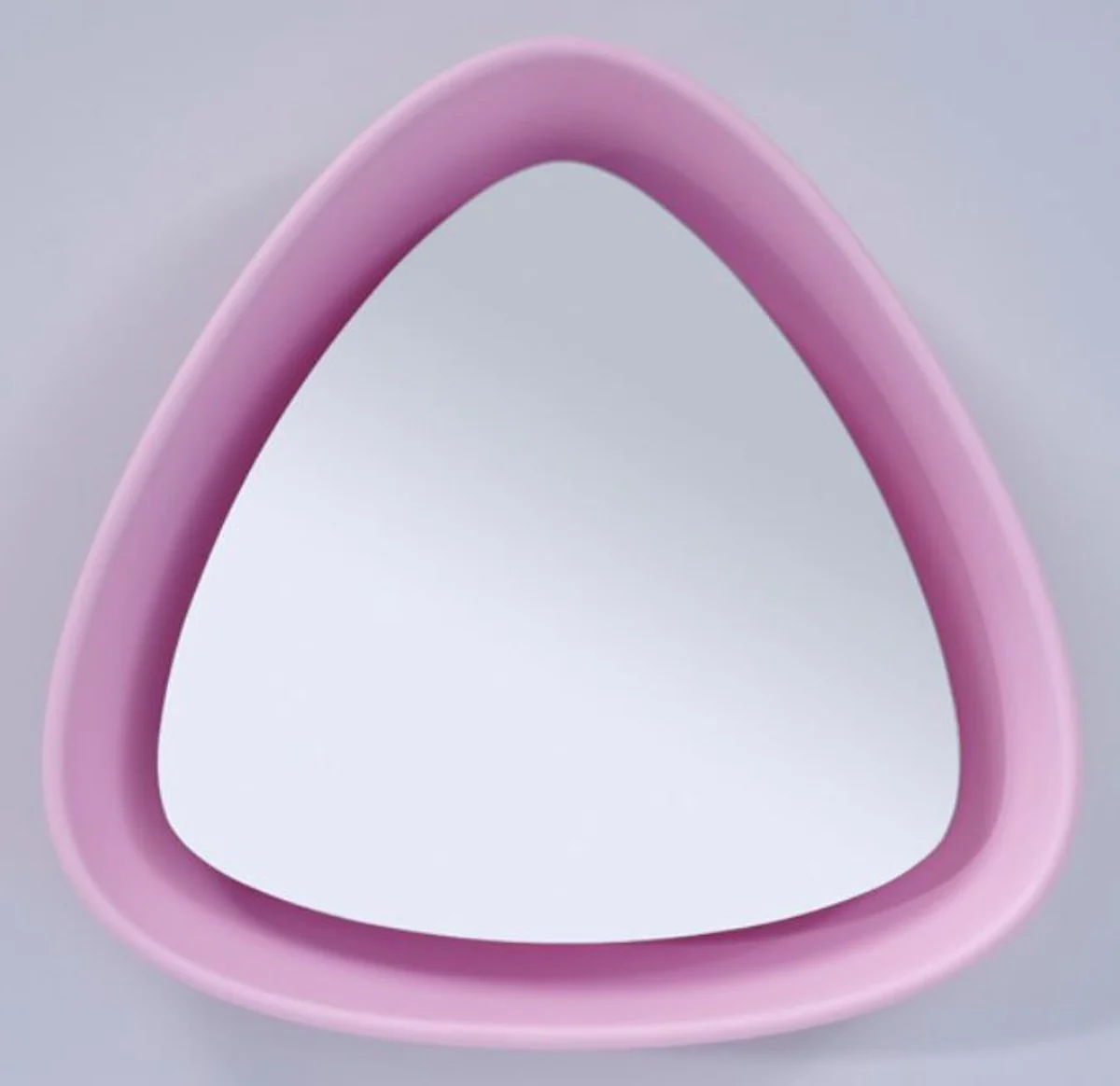 Luxury designer mirror pink 64 x H. 63 cm - designer wall mirror with light