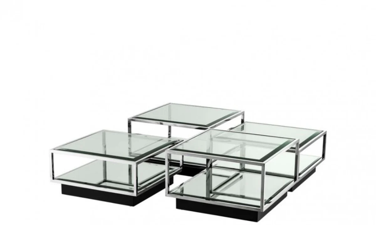 Art Deco Luxury Coffee Table Set of 4 - Living Room Salon Table