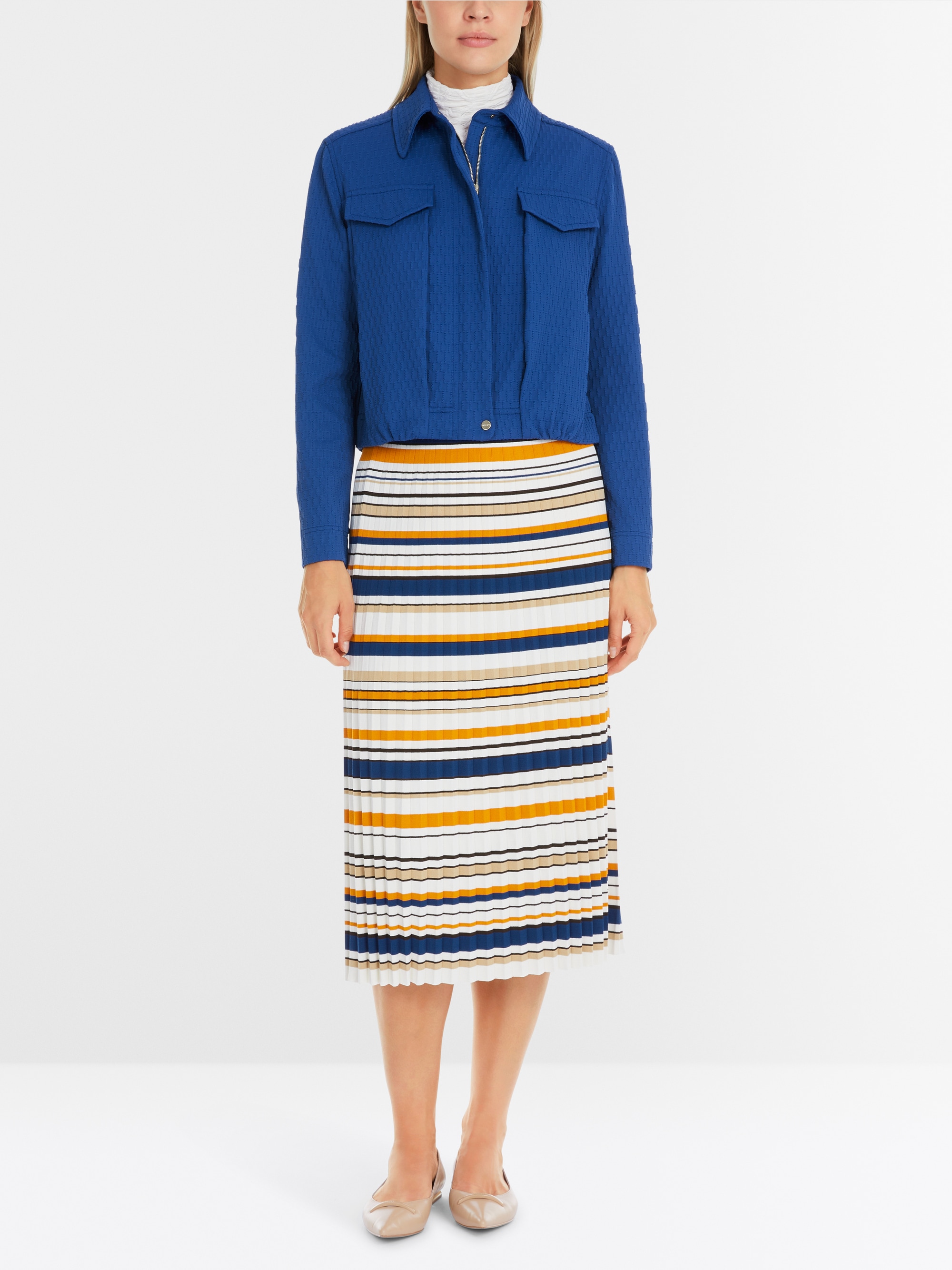 Marc-Cain Sportliche Jacke aus strukturiertem Stoff