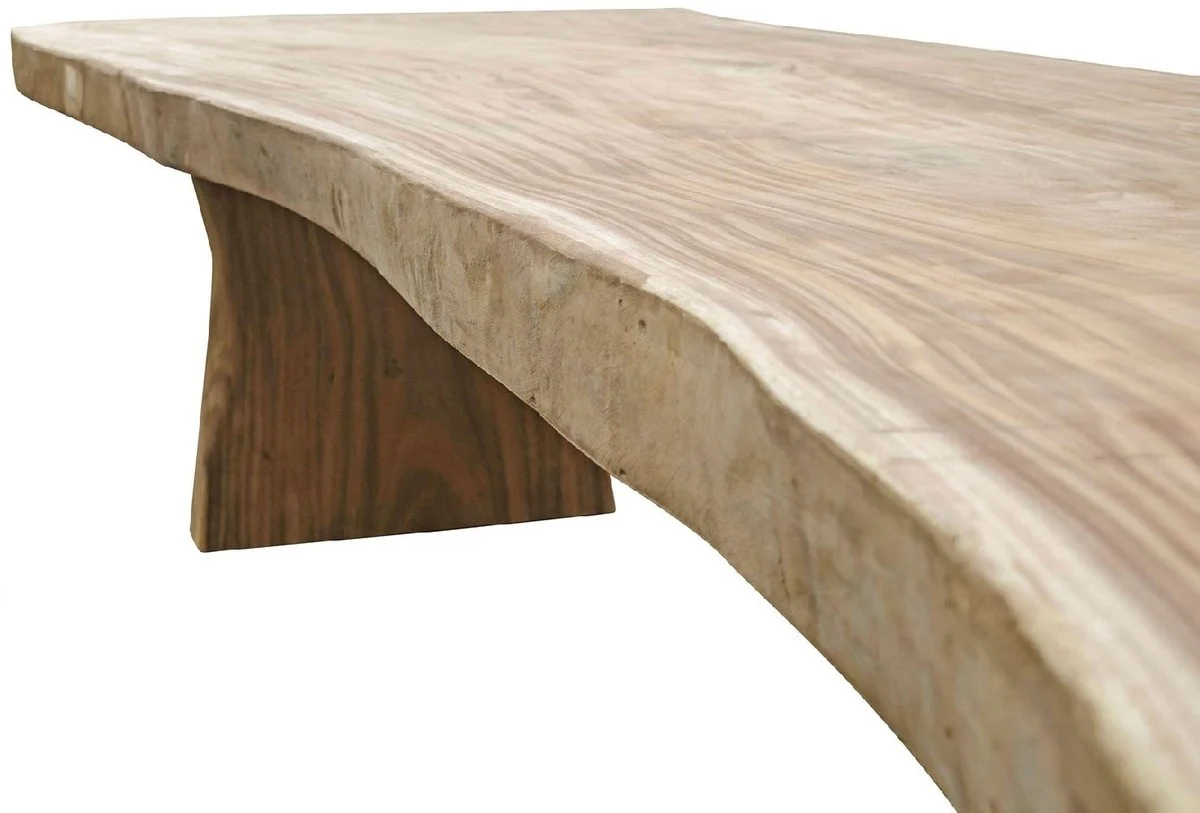 Country style dining table natural colors 350 cm - Huge rustic solid wood kitchen table - Rustic dining room furniture - Solid wood dining room furniture - Country style dining room furniture