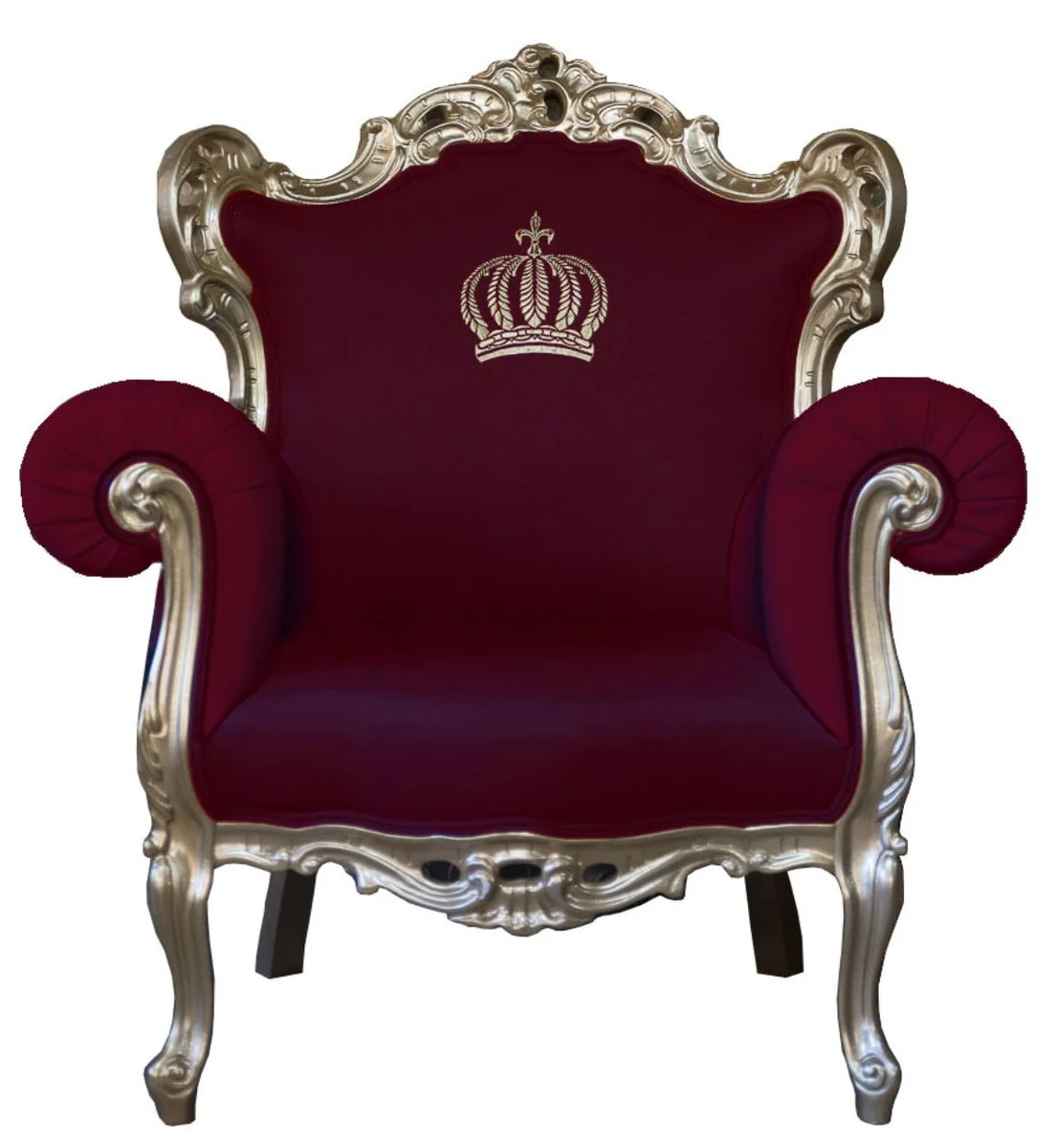 Pompöös by Luxury Baroque Armchair Wine Red / Gold - Pompöös Baroque Armchair designed by Harald Glööckler