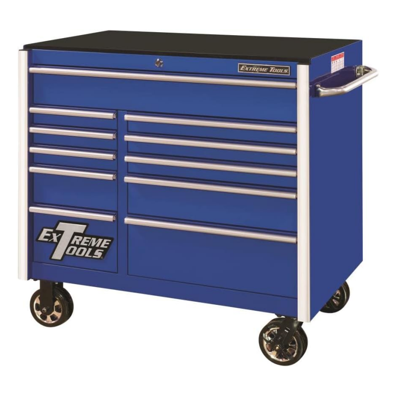 Extreme Tools 41In 11-Drawer Roller Cabinet Blau