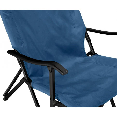 Grand Canyon EL TOVAR HIGHBACK - High folding chair with blue armrests