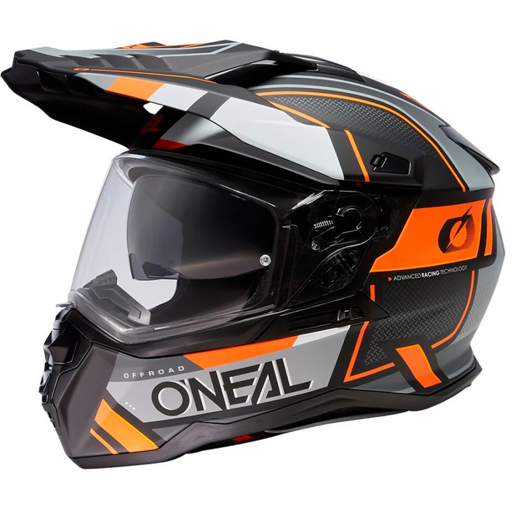 CASCO TRAIL ONEAL D-SRSQUARE V.24 NEGRO / GRIS / NARANJA