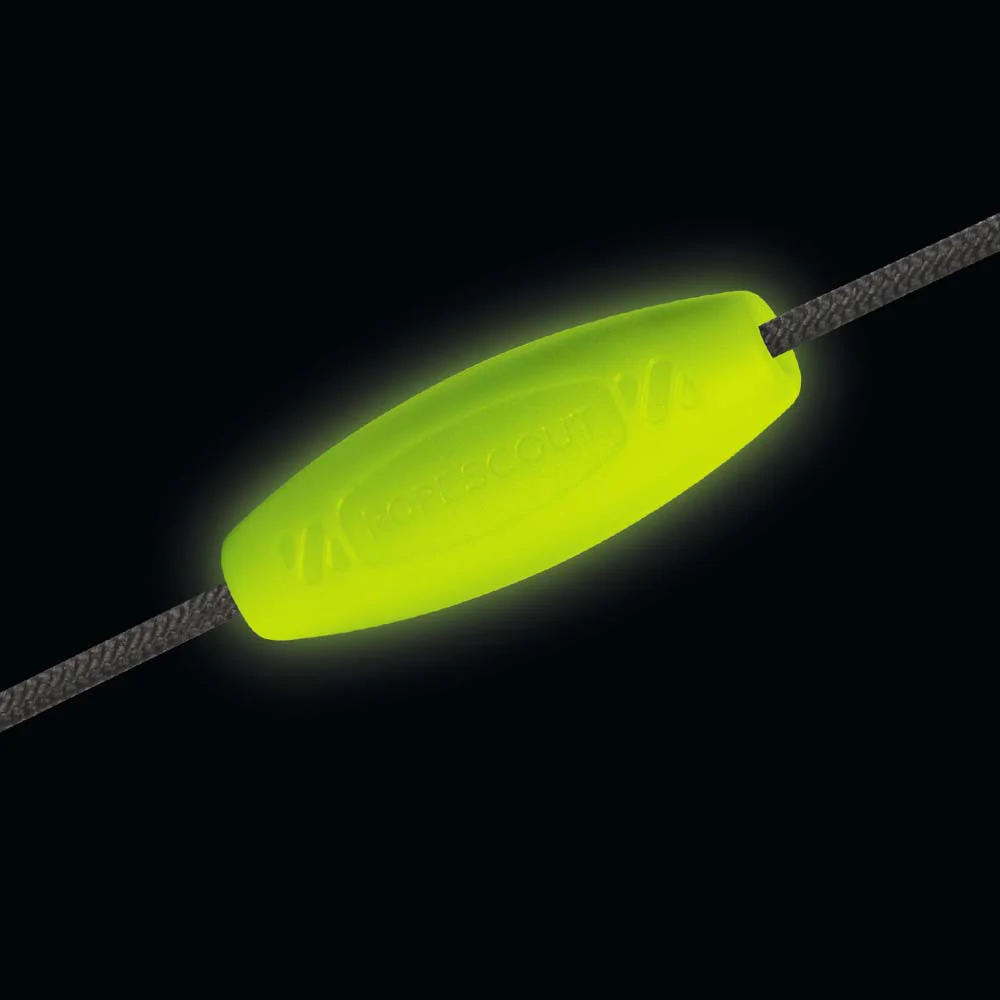 Ropescout Glow Rope Marker - Pack 8 Clips fotoluminiscentes vientos tensores