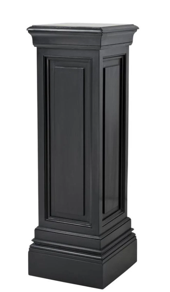 Designer mahogany column black 33 x 33 x H. 100 cm - luxury side table