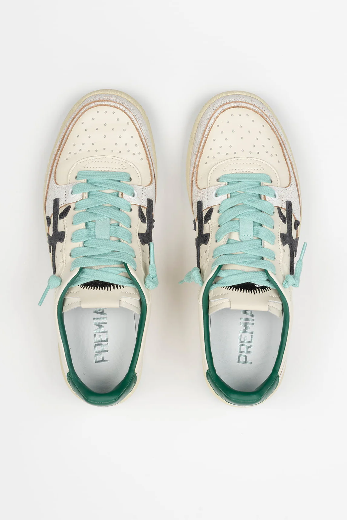 Rivera-Spain Premiata Bskt Clay weißer Sneaker