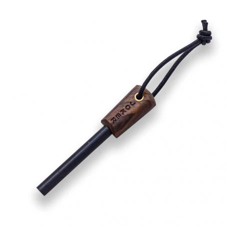 Joker BS9 Trapper Scandi Walnut with Ferrocerium - Survival and buschcraft knife