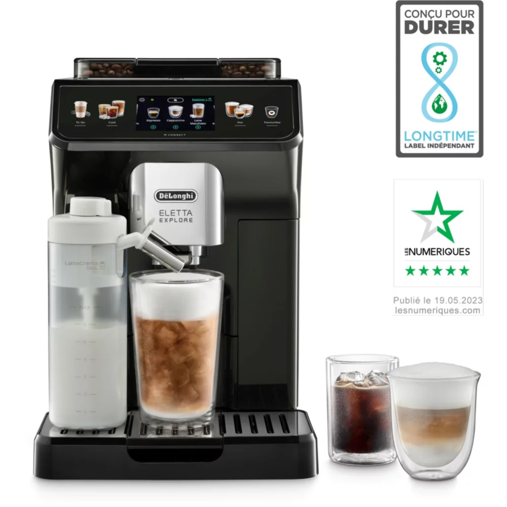 Espresso Grinder Delonghi Eletta Explore ECAM450.65.S Silber