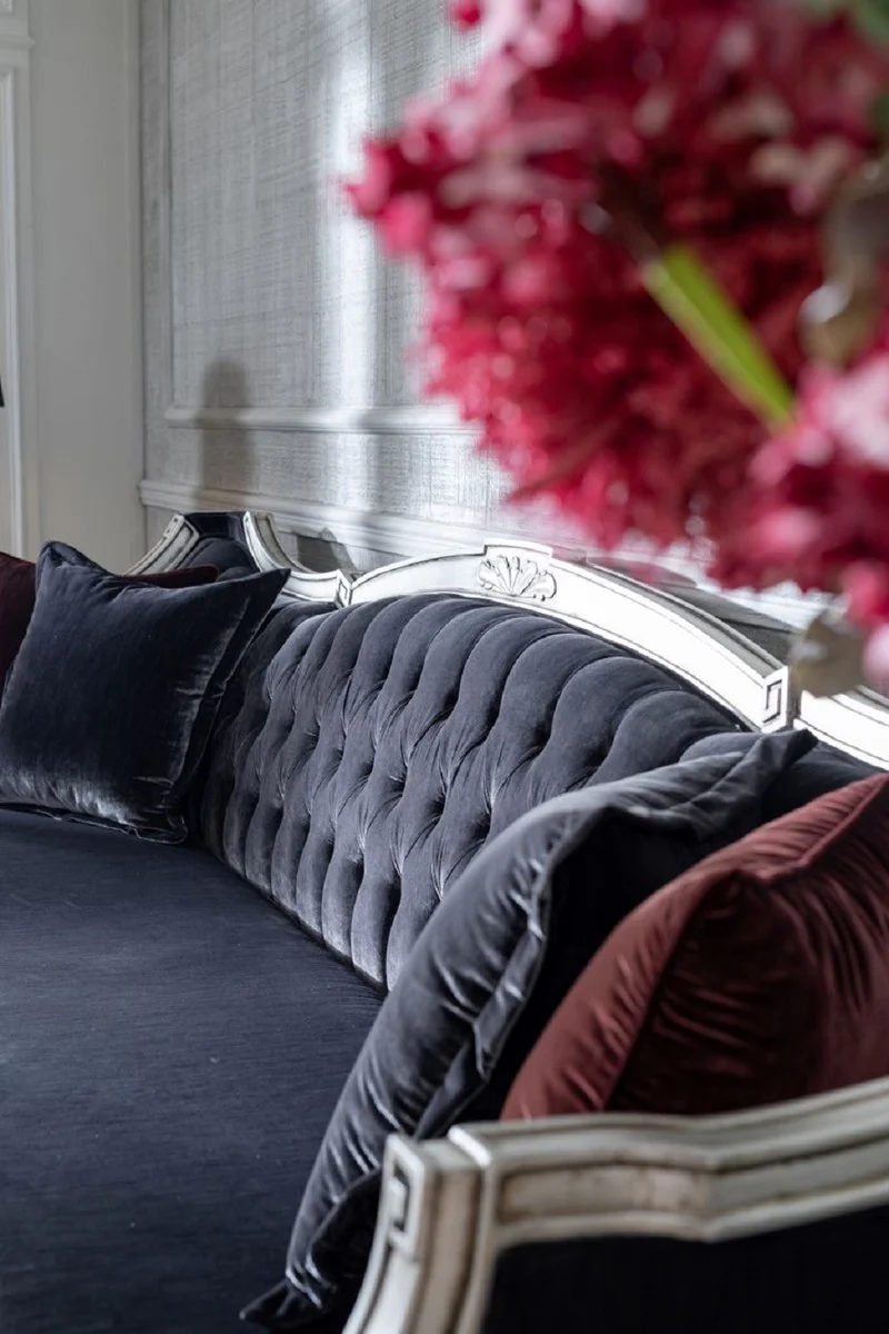 Luxury Baroque Living Room Sofa Purple / Silver - Magnificent Baroque Living Room & Hotel Furniture