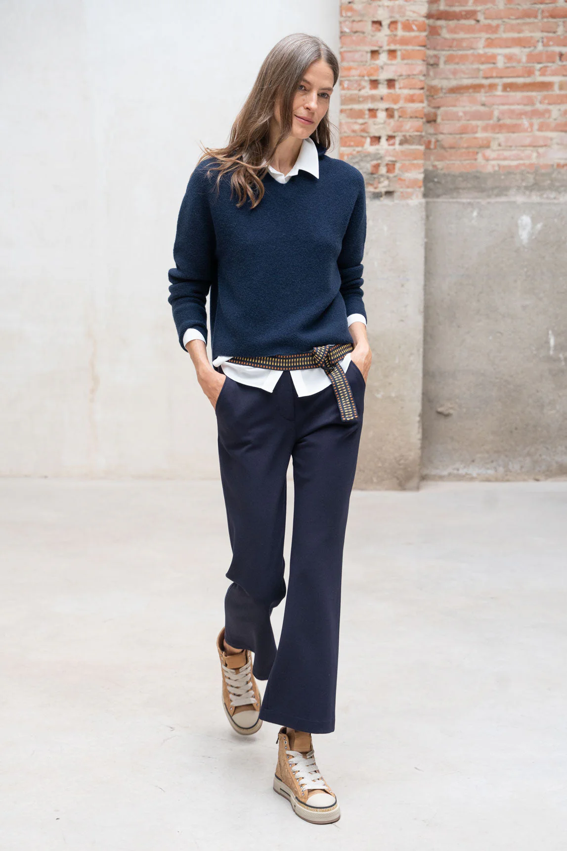 Rivera-Spanien Marineblaue Noto-Hose