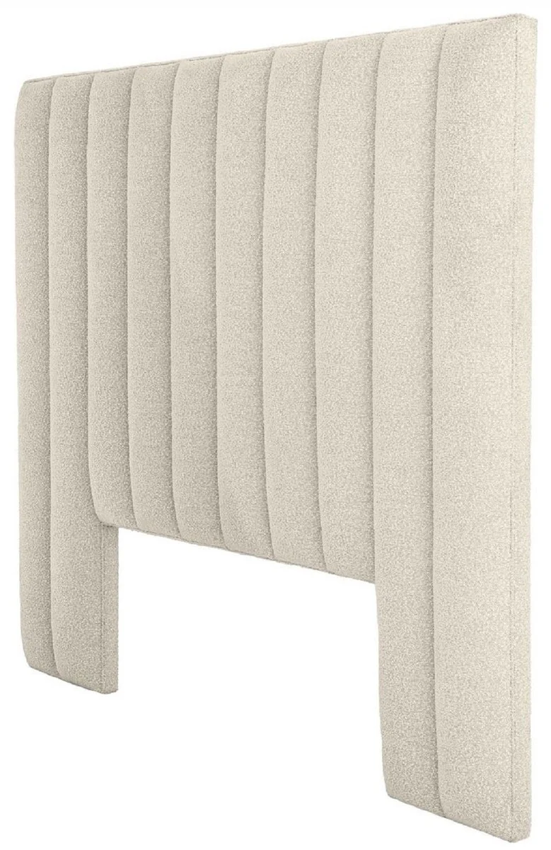 Luxury bed headboard cream color 232 x 14 x H. 178.5 cm - Bedroom furniture - Hotel furniture - Luxury quality