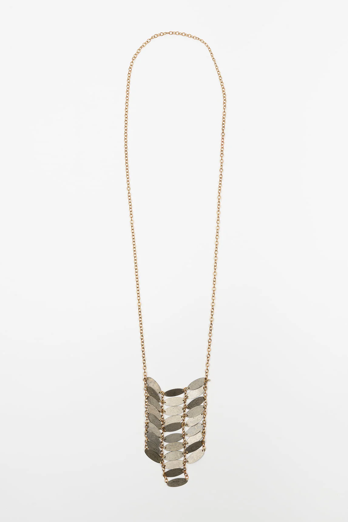 Lange Halskette aus Gold und Silber aus der Private Collection von Rivera-Spain, FL