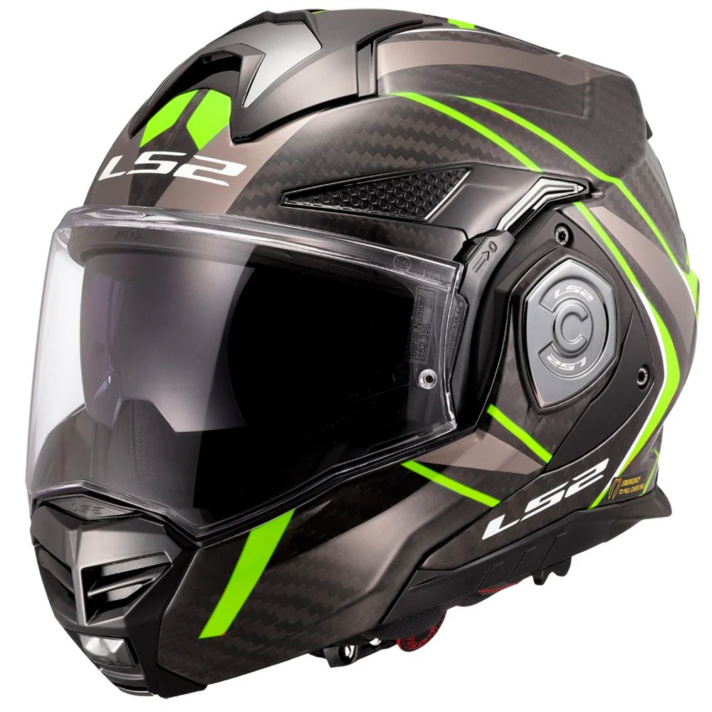 CASCO MODULAR LS2 FF901 ADVANT X CARBON FUTURE II - AMARILLO FLUOR