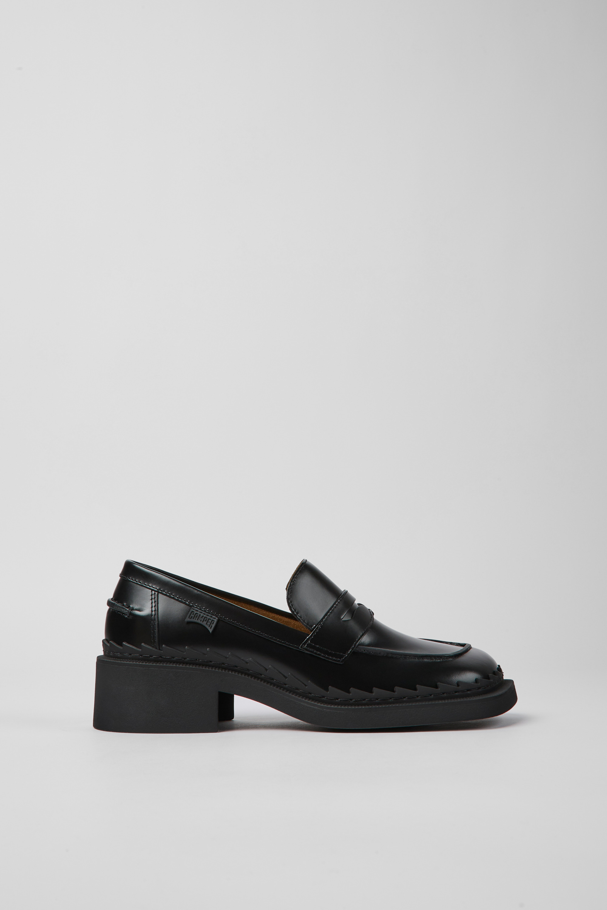 Taylor - Schwarze Leder-Loafer für Frauen