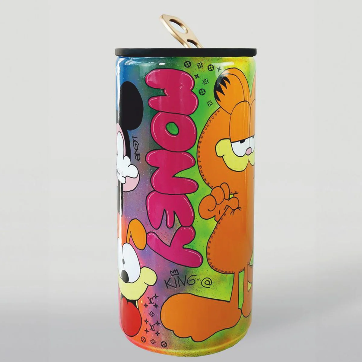 XXL Deko Getränkedose Bunt H. 120 cm - Wohnzimmer & Garten Deko