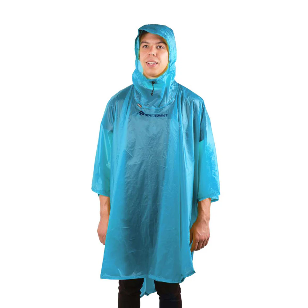 Meer zu Gipfel Ultra-Sil Nano Poncho azul - Poncho undurchlässig