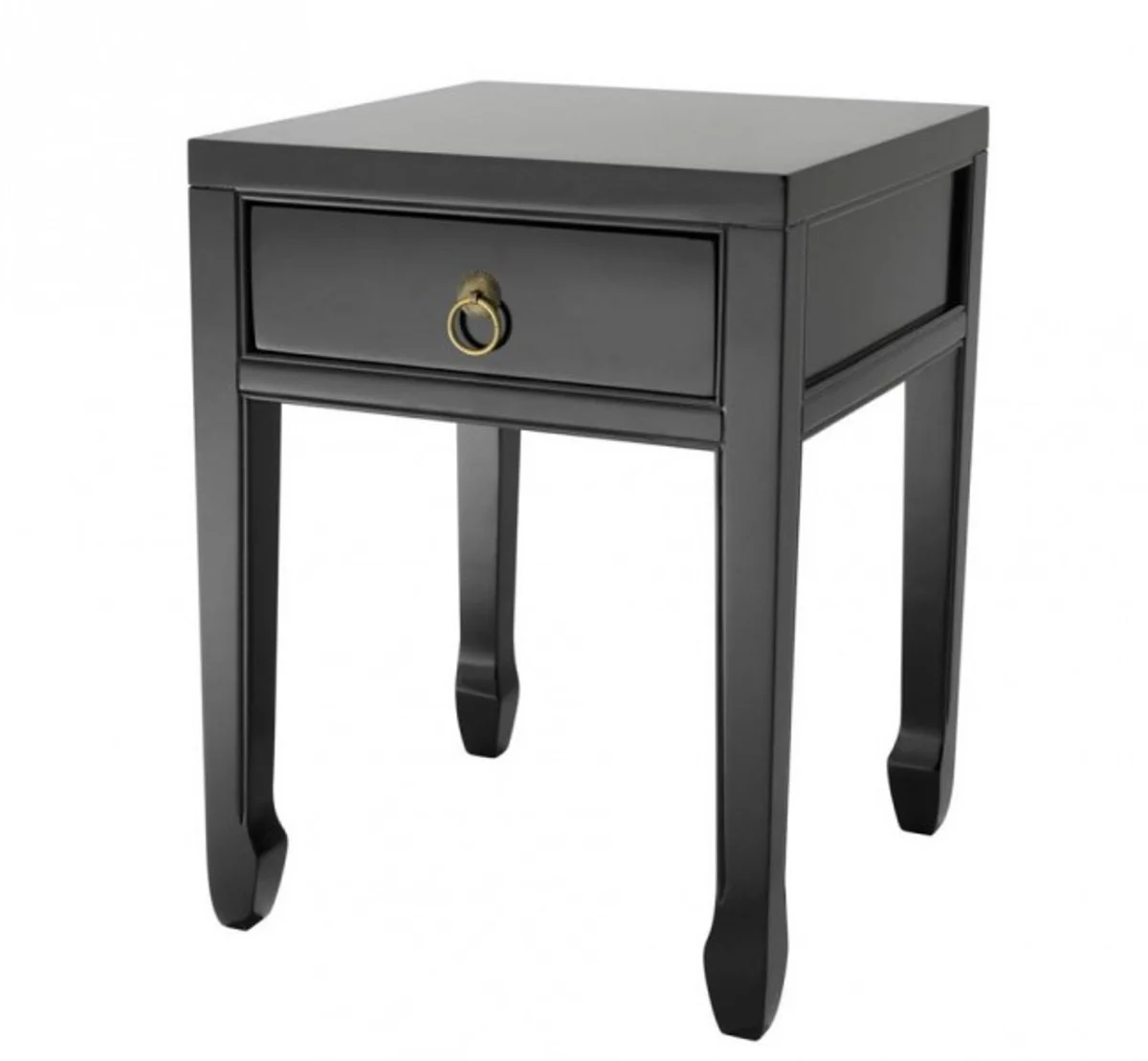 Luxury Art Deco designer birch wood side table 40 x 40 x H. 53 cm - luxury table