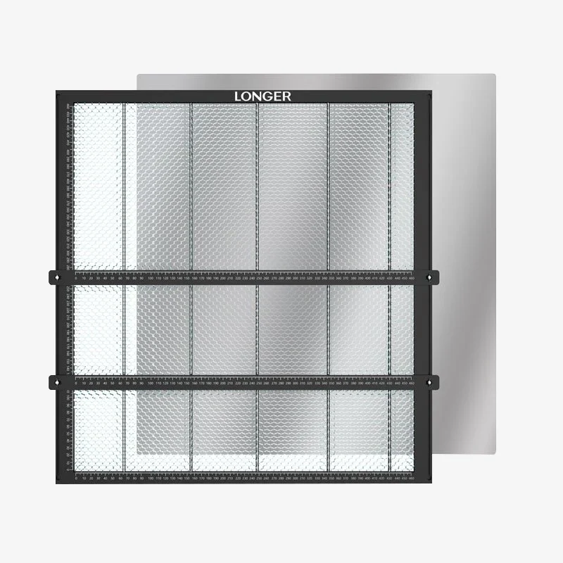 Honeycomb work table with material clamp 19.68
