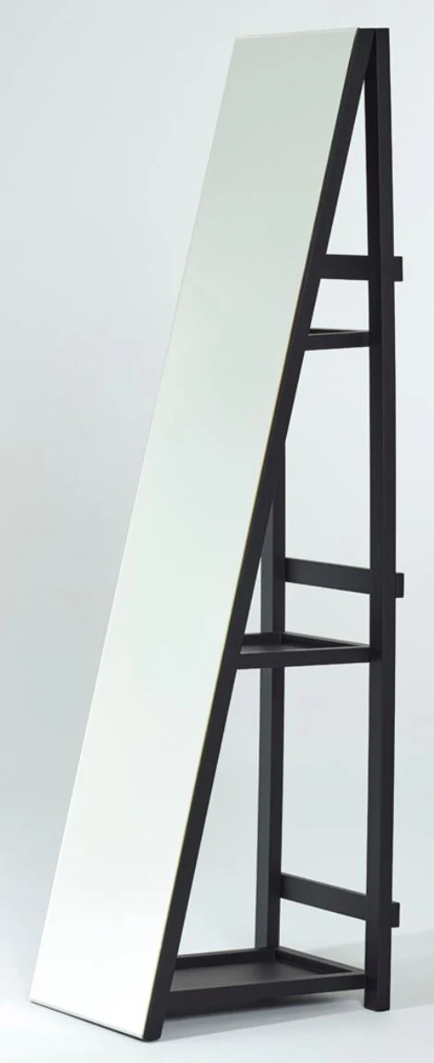 Standing mirror with shelves 37 x 37 x H. 160 cm - luxury dressing mirror