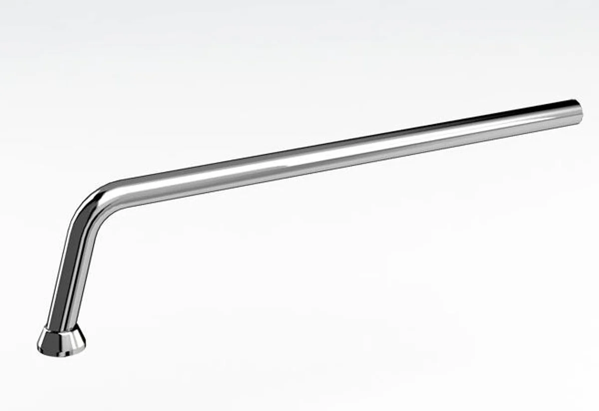 Drain pipe chrome for nostalgic bathtub natural stone freestanding 1700mm BCha - drain pipe