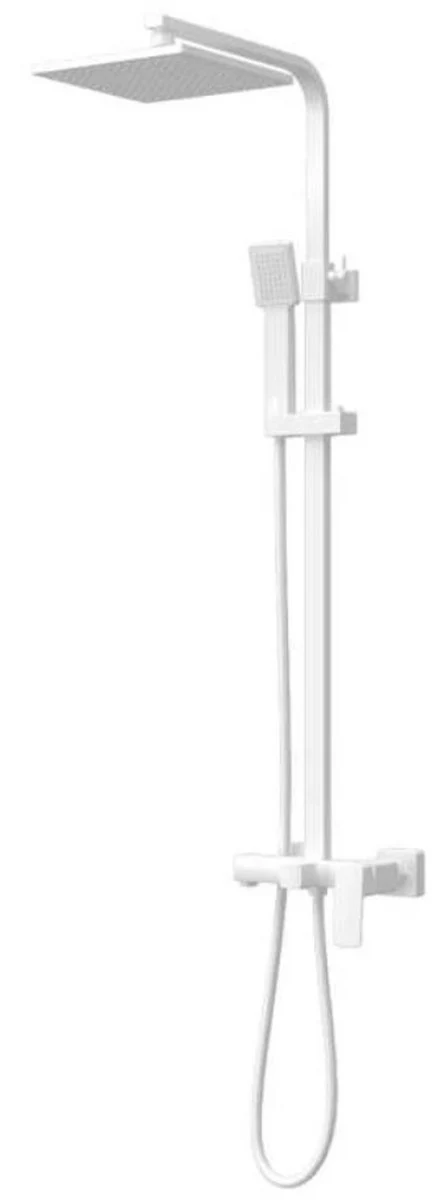 Luxury shower set white H. 110 cm - bathroom accessories