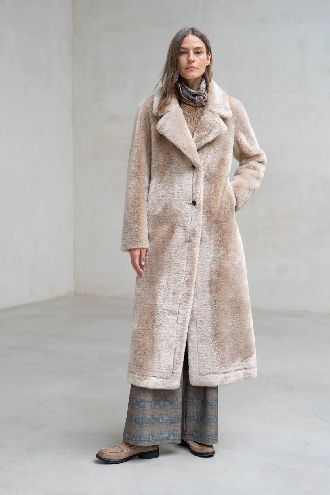 Rivera-Spain Wendbarer Oria-Mantel in Sand