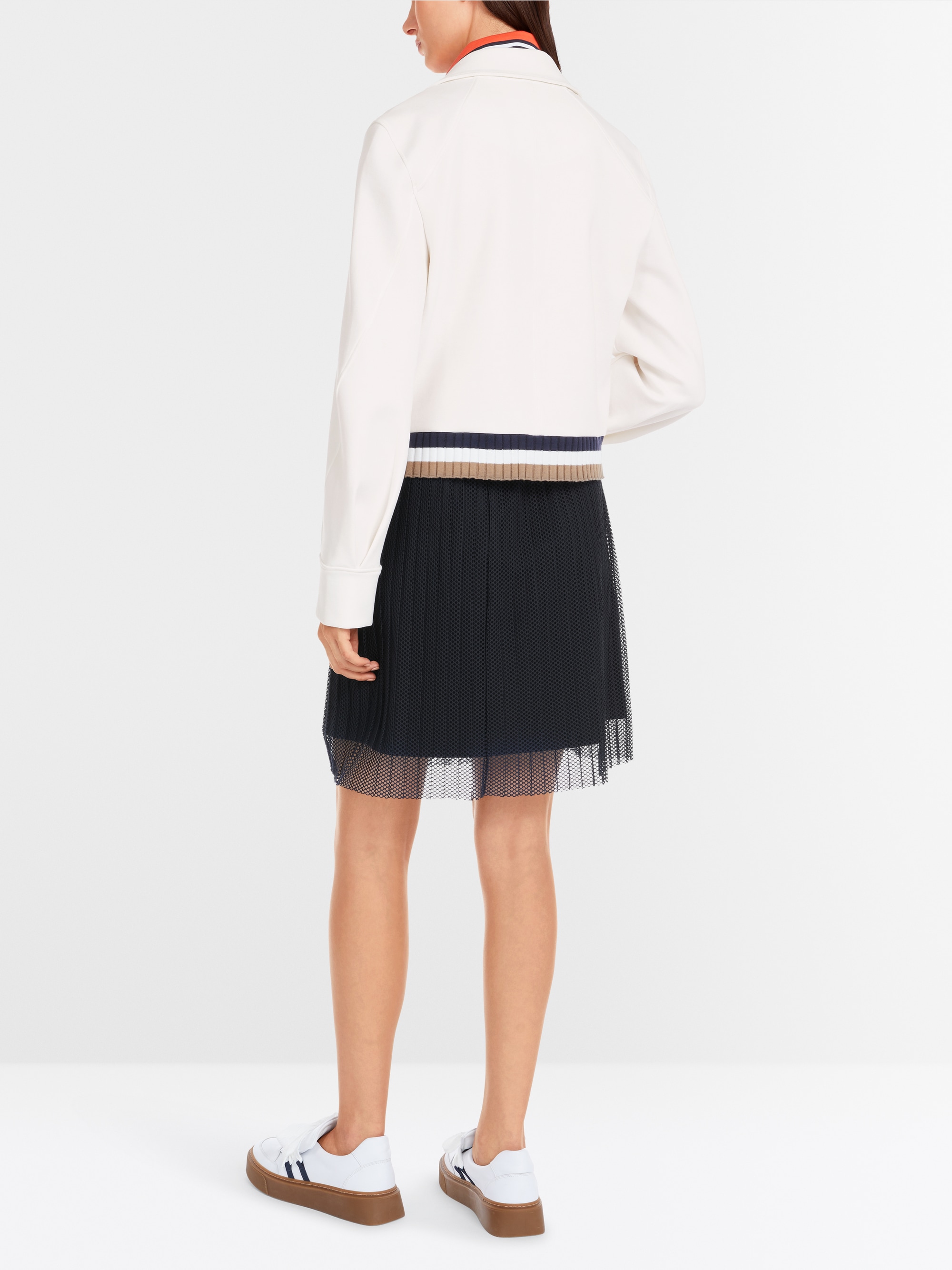 Marc-Cain Jersey-Blazer im Bomber-Stil