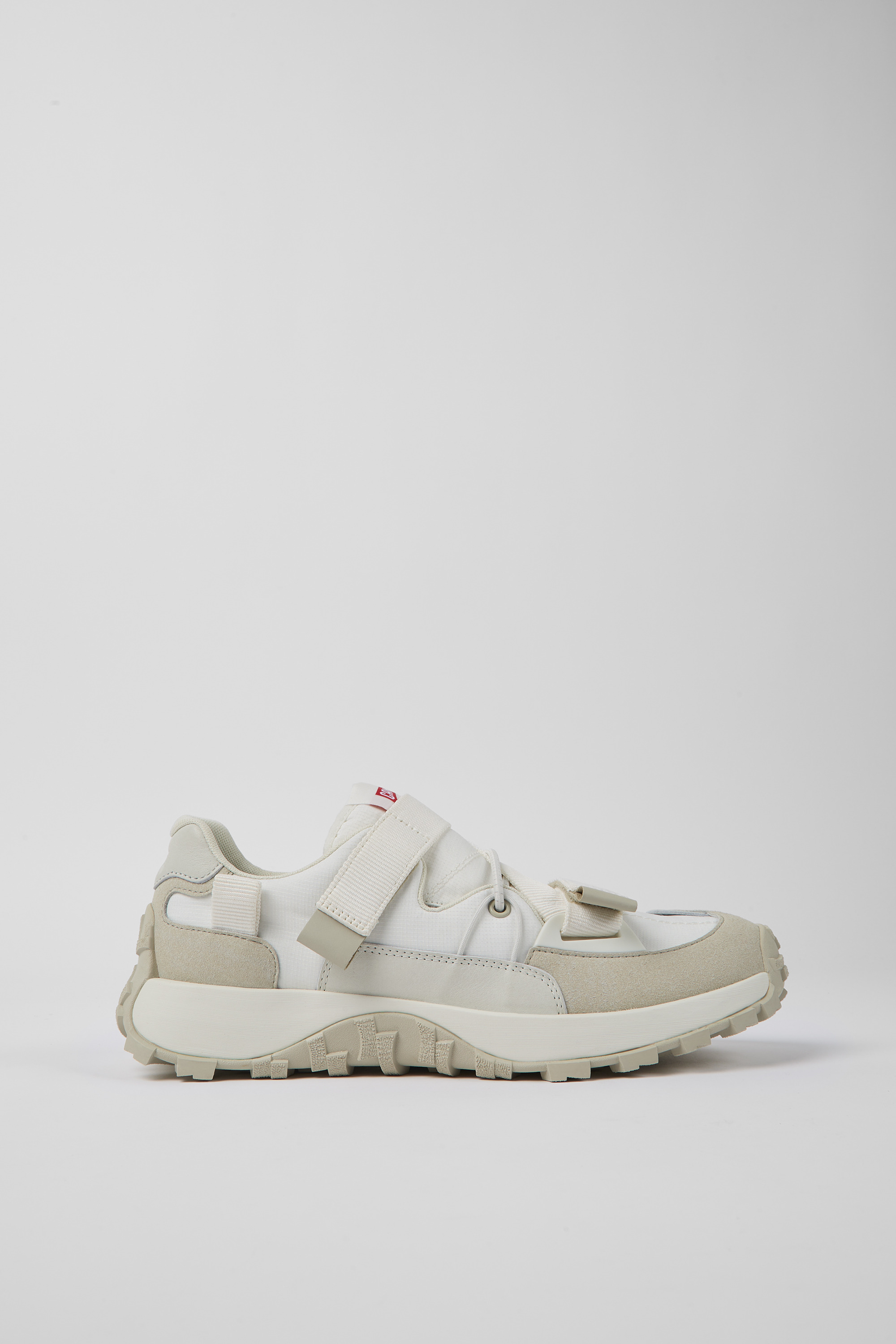 Drift Trail - Weiße Textil- und Nubuck-Sneaker für Herren