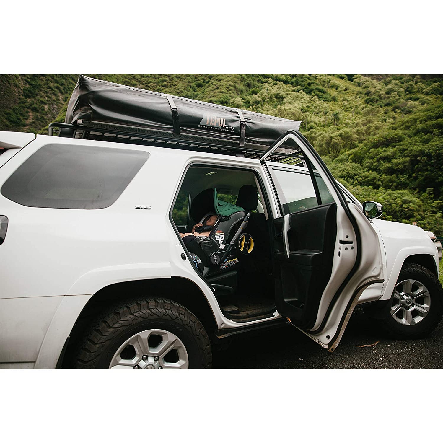 Kindersitz und Verriegelungsbasis – nach hinten gerichtet, Autositz zum Kinderwagen in Sekundenschnelle – US-Version, Nitro Black