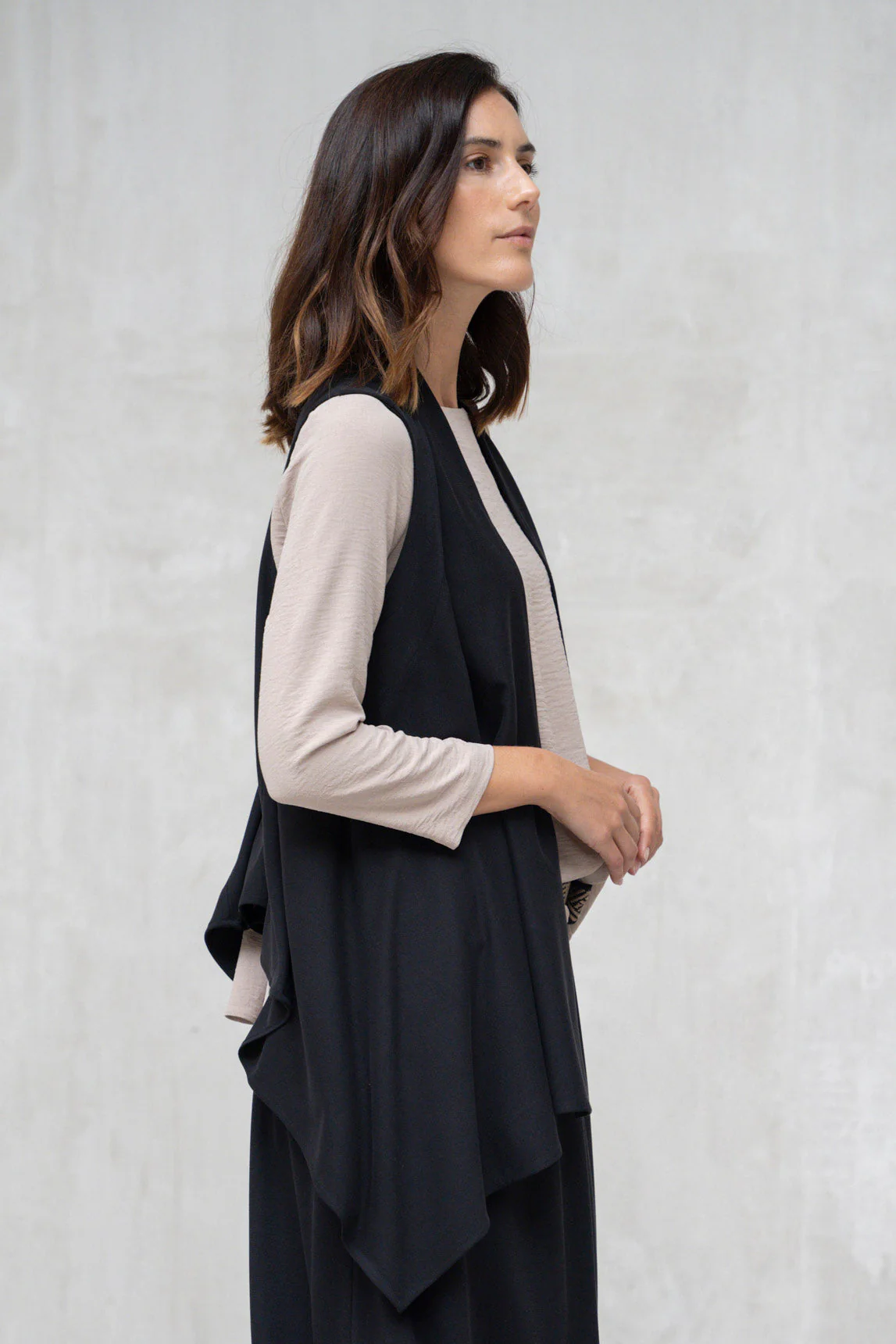 Rivera-Spanien Chaleco Varenna schwarz