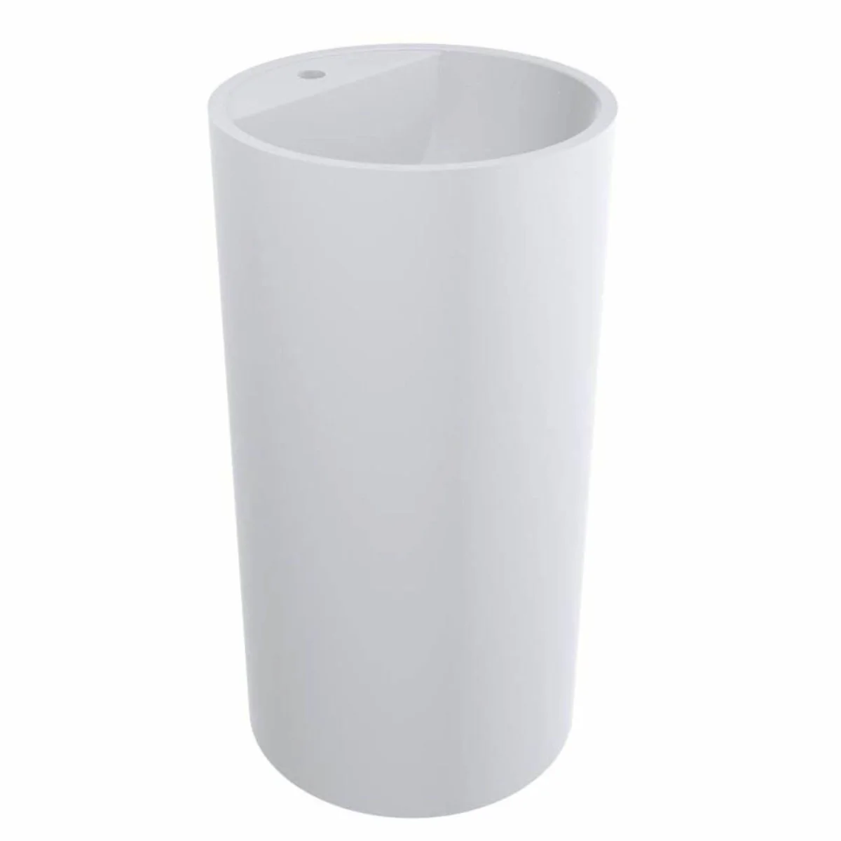 Luxury pedestal washbasin white Ø 46 x H. 88 cm - bathroom accessories