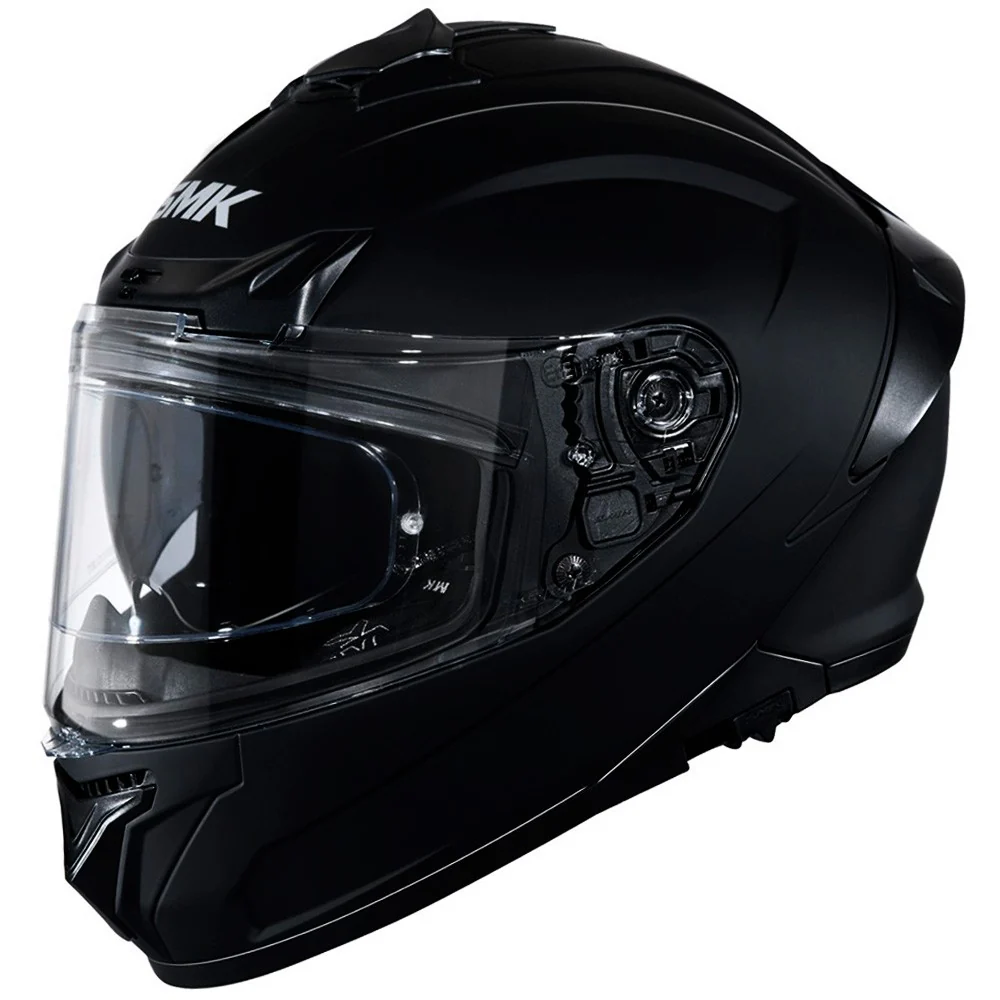 CASCO SMK TYPHOON MONOCOLOR - NEGRO BRILLO