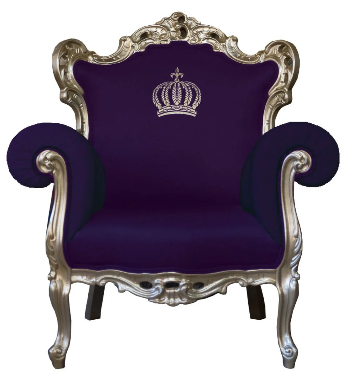 Pompöös by Luxury Baroque Armchair Purple / Gold - Pompöös Baroque armchair designed by Harald Glööckler