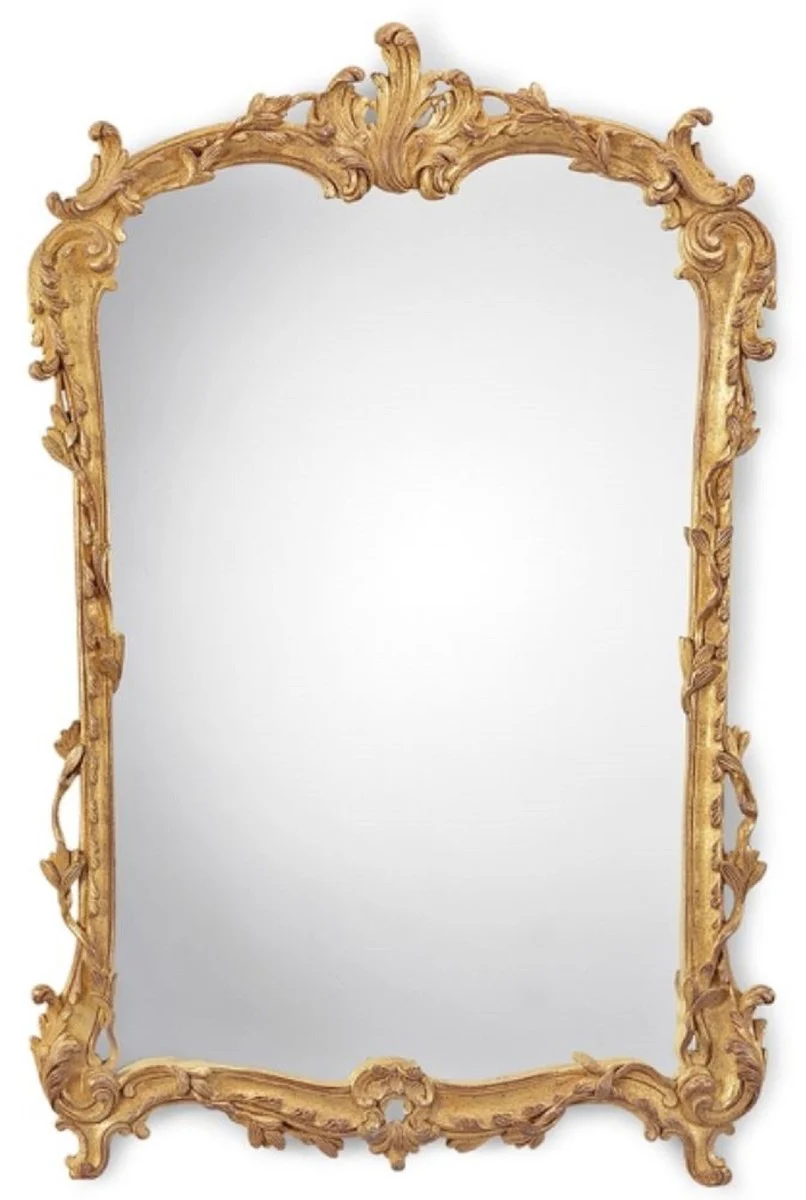Luxury Baroque Mirror Antique Gold - Handmade Italian Baroque Style Wall Mirror - Luxury Furniture in Baroque Style - Luxury Quality - Made in Italy - Baroque Furniture