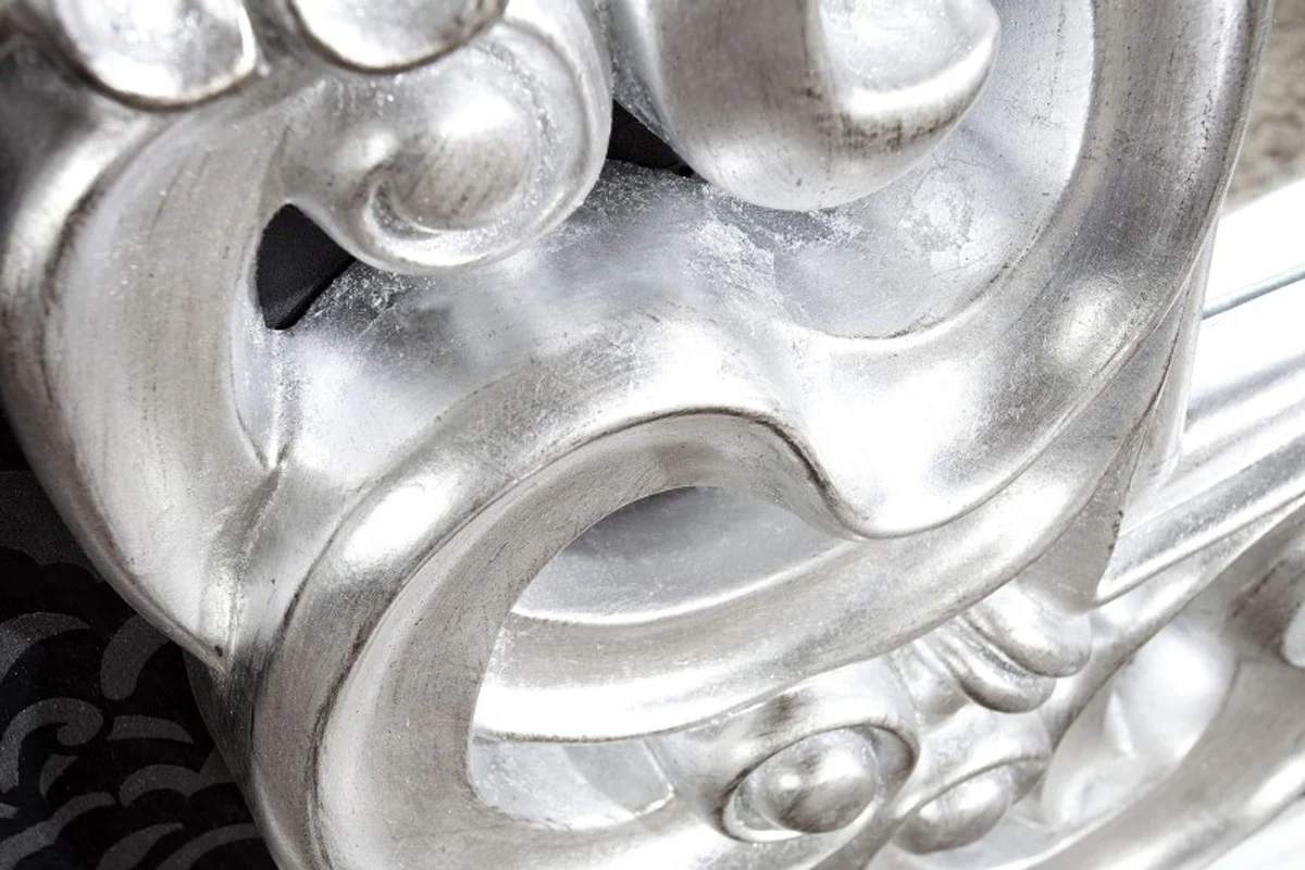 Baroque wall mirror antique silver - Limited Edition