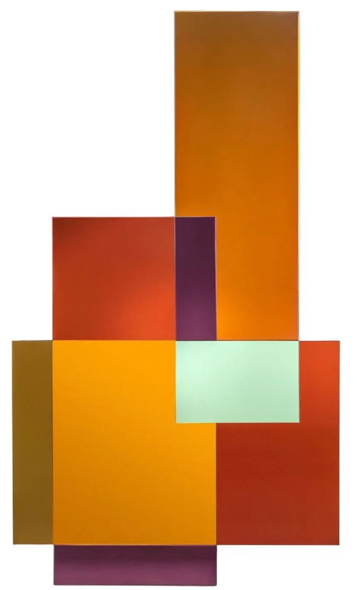 Designer mirror multicolored 80 x H. 140 cm - wardrobe mirror - living room mirror - handmade - luxury quality - designer furniture