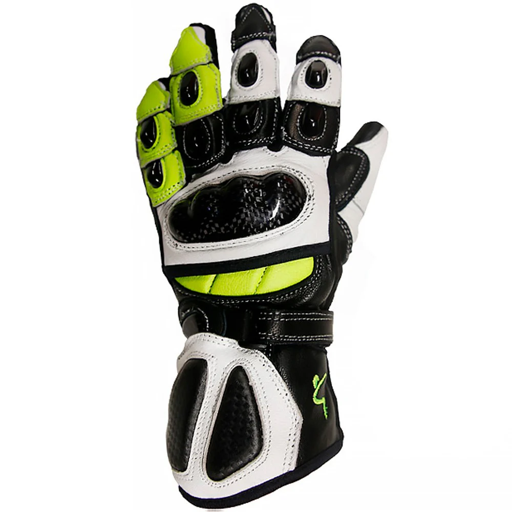 GUANTES OUT CARBONO PIEL - INFANTIL NEGRO / FLUOR