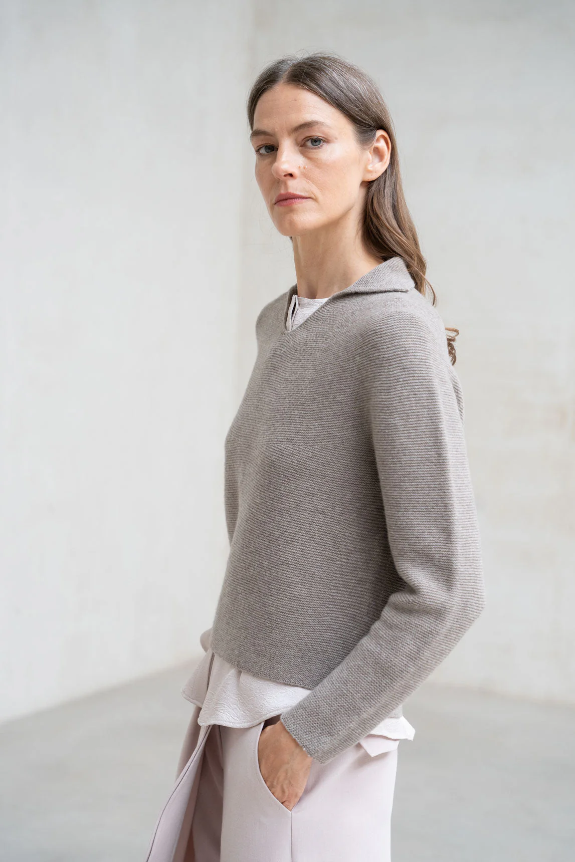 Rivera-Spanien Jersey Lana Kaschmir Trento Topo