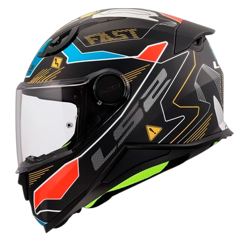 CASCO INFANTIL LS2 FF812 ZERO KID - GRIS / ROJO