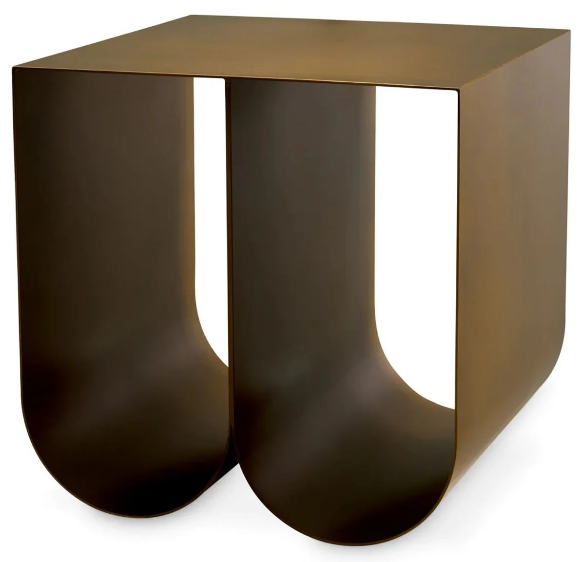 Luxury metal side table brass 50 cm