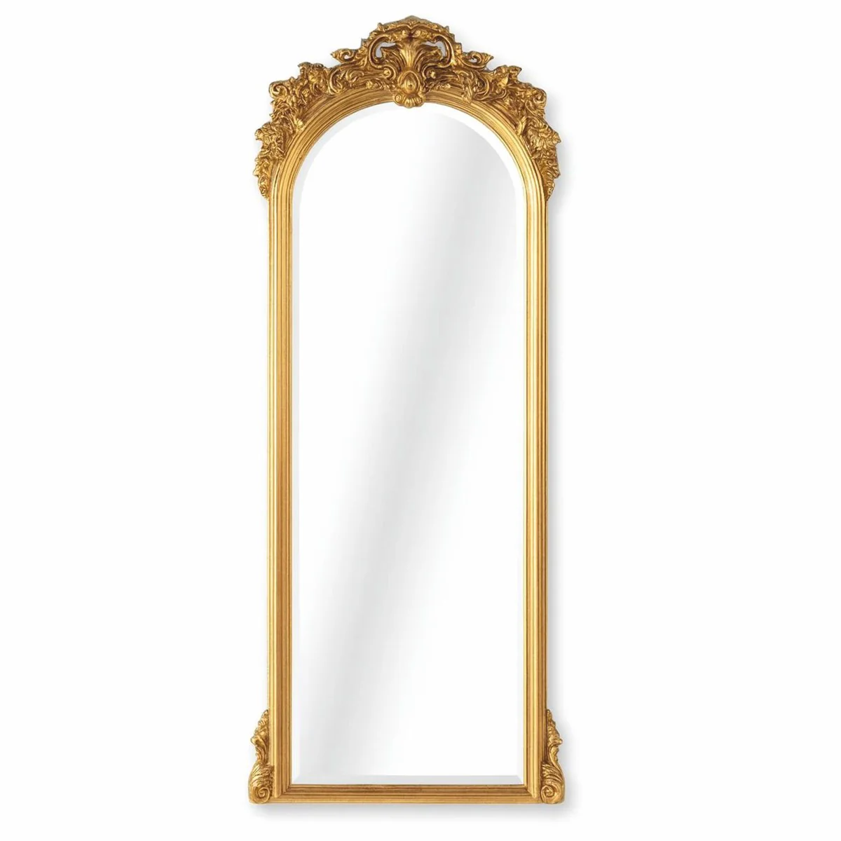 Luxus Barock Spiegel Gold H. 180 cm - Barock Möbel - Made in Italy