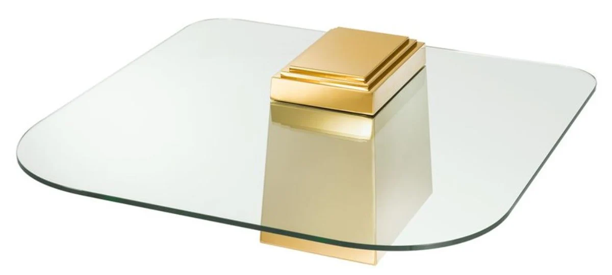 Luxury coffee table / living room table gold 105 x 105 x H. 44 cm - luxury living room furniture