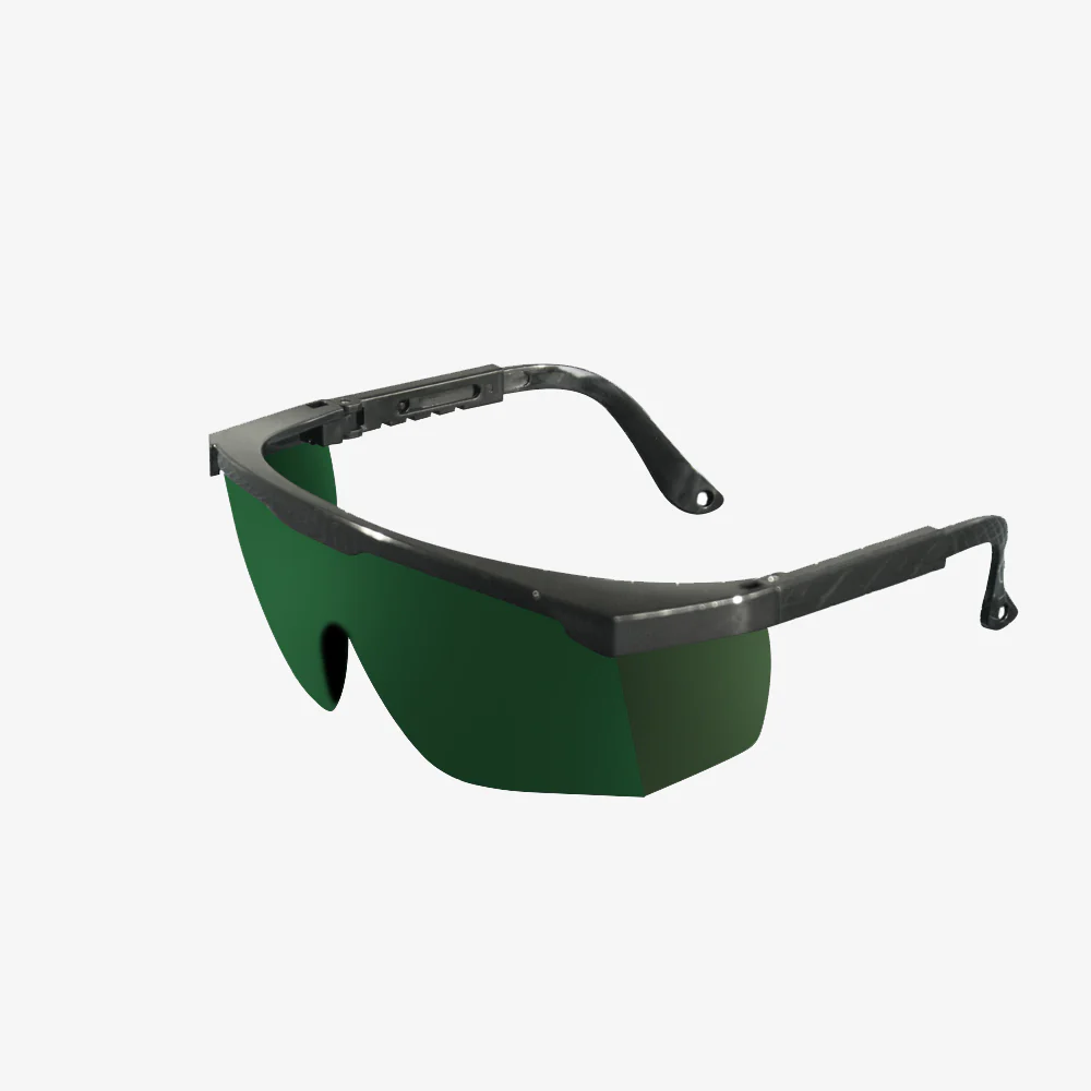 Laser engraving safety glasses